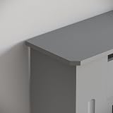 Vida Designs Chelsea Radiator Cover Olive Grey Adjustable H80xW130-194xD16 view 4