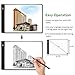 Portable Light Box, A4 Ultra-thin Drawing Tracer Light Pad Box Tracer with USB Power Artcraft Light Table for Artists/Drawing/Sketching Animation /Designing/X-ray Viewing