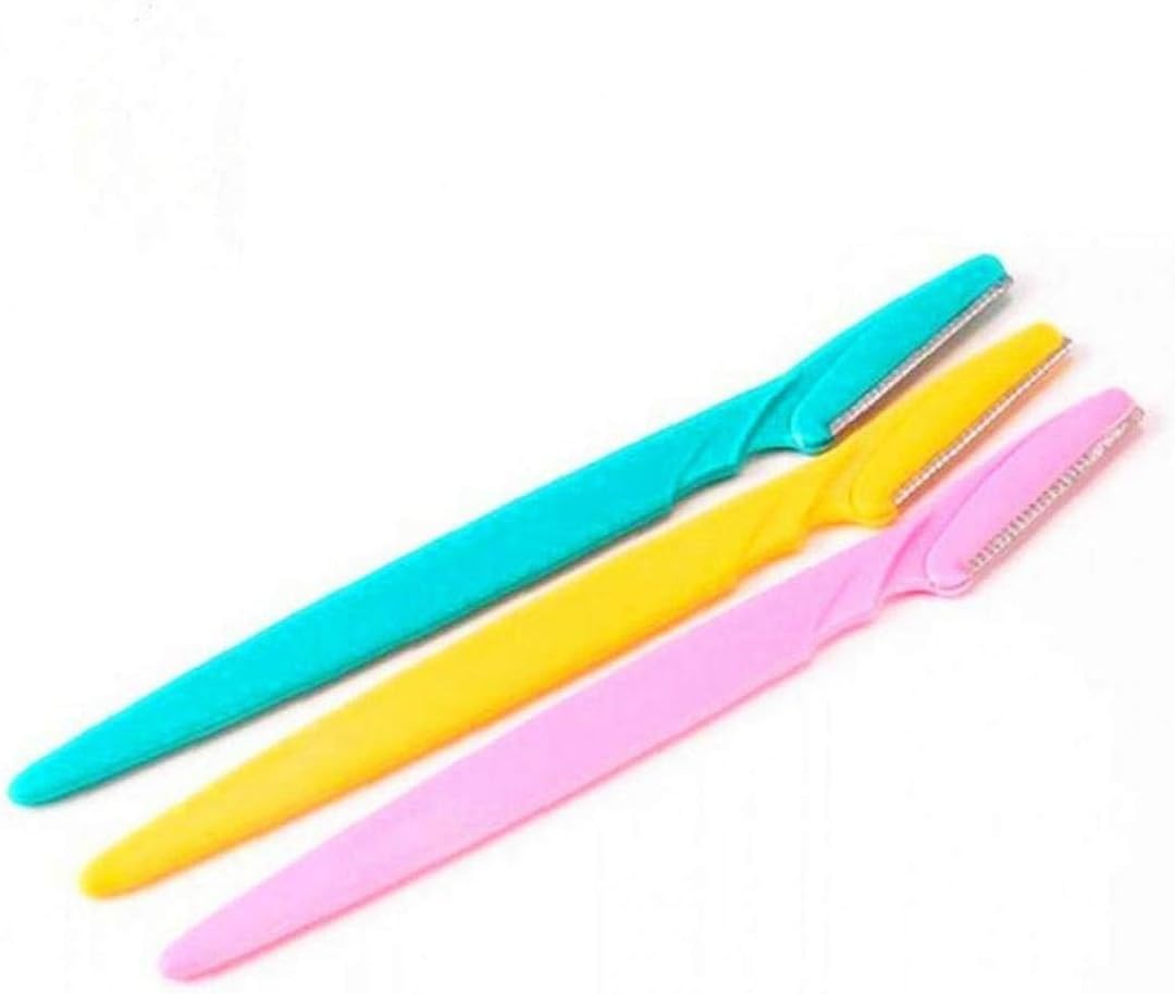 Eyebrow Razor Facial Hair Remover Mini Trimmer Sharp Makeup Shaper Shaver for Women 3pcs