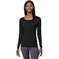 32 Degrees Heat Womens Ultra Soft Thermal Lightweight Baselayer Scoop Neck Long Sleeve Top