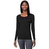 32 Degrees Heat Womens Ultra Soft Thermal Lightweight Baselayer Scoop Neck Long Sleeve Top