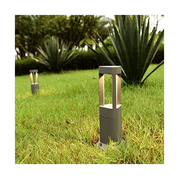 Comprar Topmo-plus LED Poste Iluminación Poste de Exterior Luz Aluminio