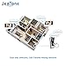 Jeatone 7'' Wired Video Door Phone Intercom System Support Monitoring Unlock IR Night Vision