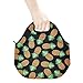 Aiphamy Neoprene Lunch Bag for Kids, Insulated Lunch Box Tote for Women Men Adult Teens Boys Teenage Girls Toddlers (Pineapple Black)