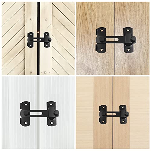 DOUBLE 2 C Barn Door Lock, Sliding Barn Door Lock Hardware Gate Latches