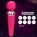 Wand Massager, PALOQUETH 10x Extreme Power Multi-Speed Cordless USB Rechargeable Waterproof Handheld Body Massager