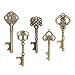 Ella Celebration 50 Key Bottle Openers, Assorted Vintage Skeleton Keys, Wedding Party Favors (50, Antique Gold)