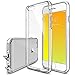 Ringke Fusion Compatible with iPhone 6S Case, Clear PC Back & TPU Bumper Drop Protection with Dust Caps for iPhone 6 - Clear