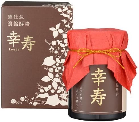 Amazon 甕仕込濃縮酵素 幸寿1箱 100g 非加熱生酵素 酵素原液を4倍に濃縮した美味しい酵素 ケフラン 日本ケフィア マルチ酵素