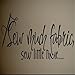 Dailinming PVC Wall Stickers Wall Sticker Decal Quote Vinyl Sew Much Fabric Cute Sewing Wall Quote Art Decal 23X69CM