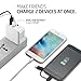 Spigen Essential F202 USB Wall Charger 2-Port 4.8 Amp USB Travel Charger Folding Plug for iPhone X / 8/8 Plus / 7/7 Plus / 6S / 6S Plus/Galaxy S9 / S9 Plus/Note 8 / S8 / S8 Plus & More - White