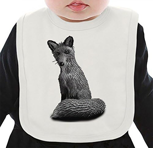 Supernatural Fox Organic Bib W/ Ties| 100% Organic Ring-Spun Combed Cotton| Soft & Comfortable Bib Made W/ Eco-Friendly Materials| Unique Baby Clothing By Bang Bangin
