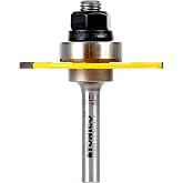 YONICO Slotting Cutter Router Bit 3/32-Inch 1/4-Inch Shank 12102q