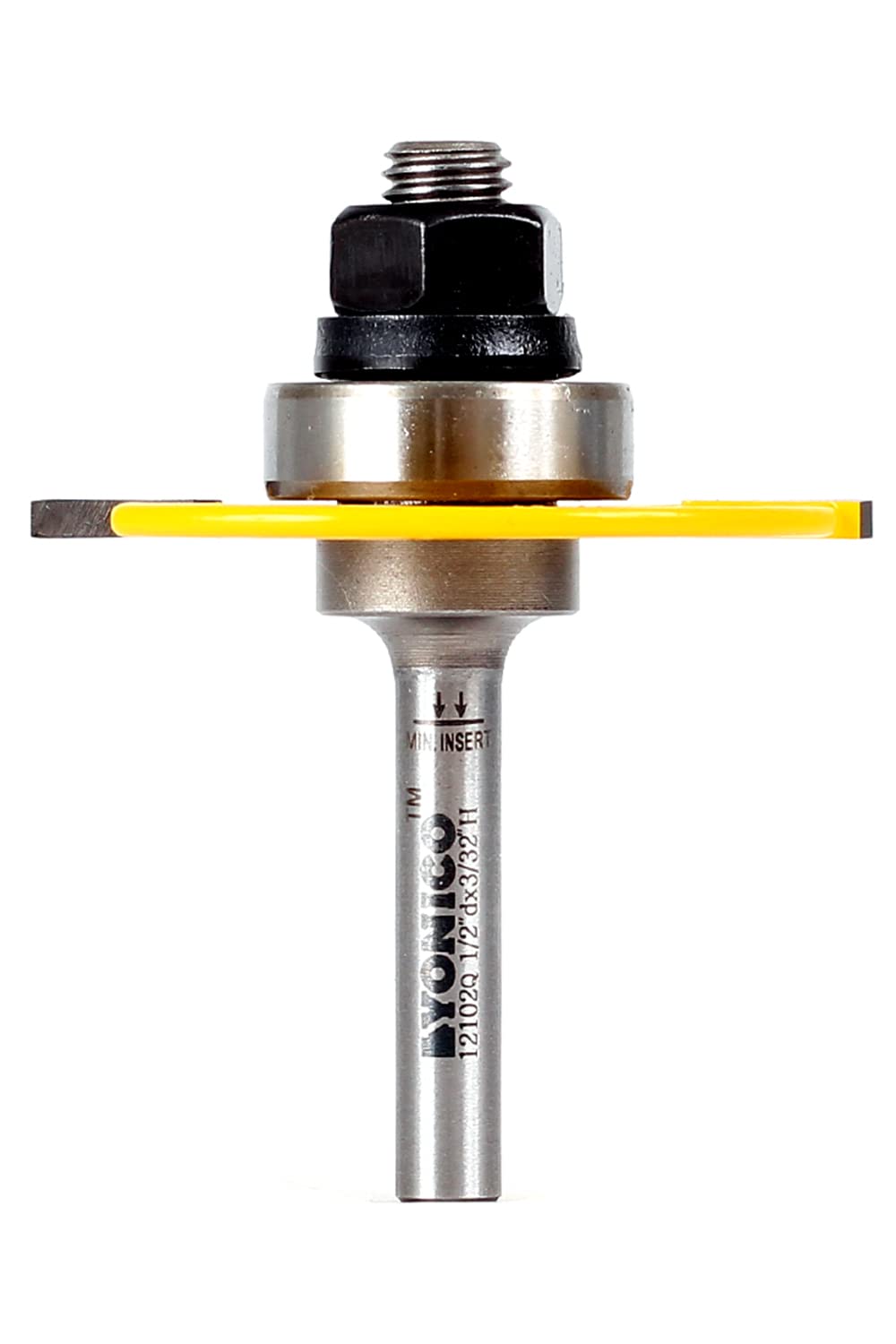 Photo 1 of YONICO Slotting Cutter Router Bit 3/32-Inch 1/4-Inch Shank 12102q