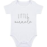 OYQA Little Miracle Baby Bodysuit Religious Bodysuit Ivf Baby Miracle Babies Clothes