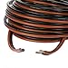 Voodoo 12 Gauge RED Black Zip Wire Cable Power Ground-Stranded Copper Car (25 FT)