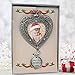 Baby's First Christmas Ornament - Dated 2025 - Picture Ornaments for Newborns - Filigree Heart Shaped Photo Ornament - Baby Christmas Ornaments - Gift-Storage Bag Included - Measures 3.5