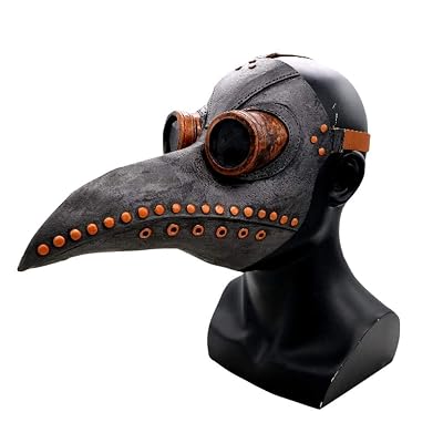 Plague Doctor Masks Plague Mask -Cosplay Mark Plague Doctor Bird Mask Long Nose Beak Punk Halloween Costume Party -Props Cosplay Accessories