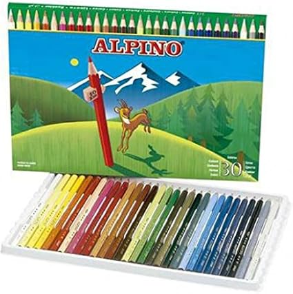 Lapices de colores Alpino 659 Largos: Amazon.es: Oficina y papelería