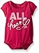 Adidas Baby Girls' Bodysuits, Shock Pink, 3 Months