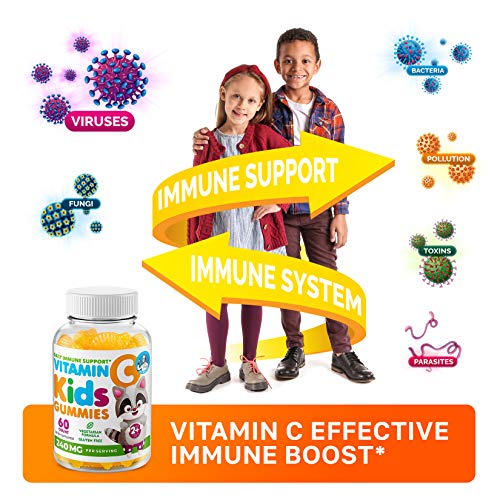 Vitamin C Gummies for Kids & Adults 240 mg Immune Support LowSugar
