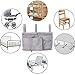 Bunk Bed Organizer - Bedside Storage Caddy with Pocket, Hanging Organizer for Dorm Room, Hospital Bed Rail & More - Grey