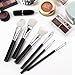 MAKARTT Silicone Makeup Brushes of 6pcs Multipurpose Eye Shadow Lip Face Mask Brush Set