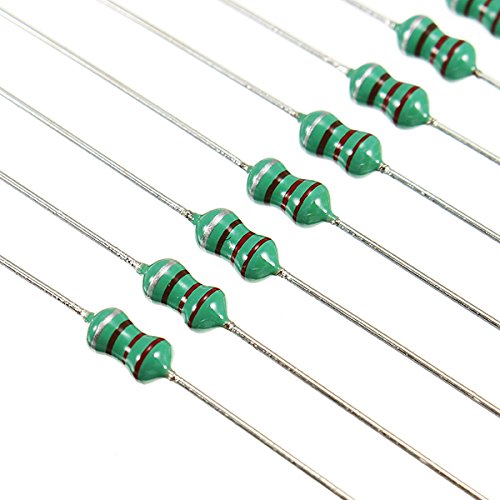1/4W 1UH-1MH 600pcs 12 Values 0307 Color Ring Inductor Pack Commonly Used Color Code Inductor 50pcs Each Value - Thumbnail 7