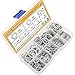 Sutemribor 420PCS 304 Stainless Steel Internal Tooth Star Lock Washers Assortment Set, 8 Sizes - M2 M3 M4 M5 M6 M8 M10 M12