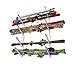 StoreYourBoard Horizontal Multi Ski Wall Rack, Home and Garage Skiing Storage Mount
