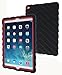 Apple iPad Air 2 Drop Tech Gumdrop Cases Silicone Rugged Shock Absorbing Protective Dual Layer Cover Case, Black/Red