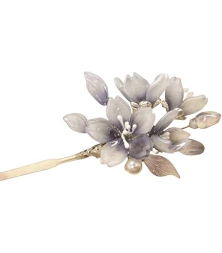Amazon.com : Yuri Hairpin Hair Clasp Sticks Picks Pearl 
