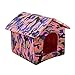 Portable Folding CAT House - Soft, Warm，Waterproof and Comfortable and goes Everywhere
