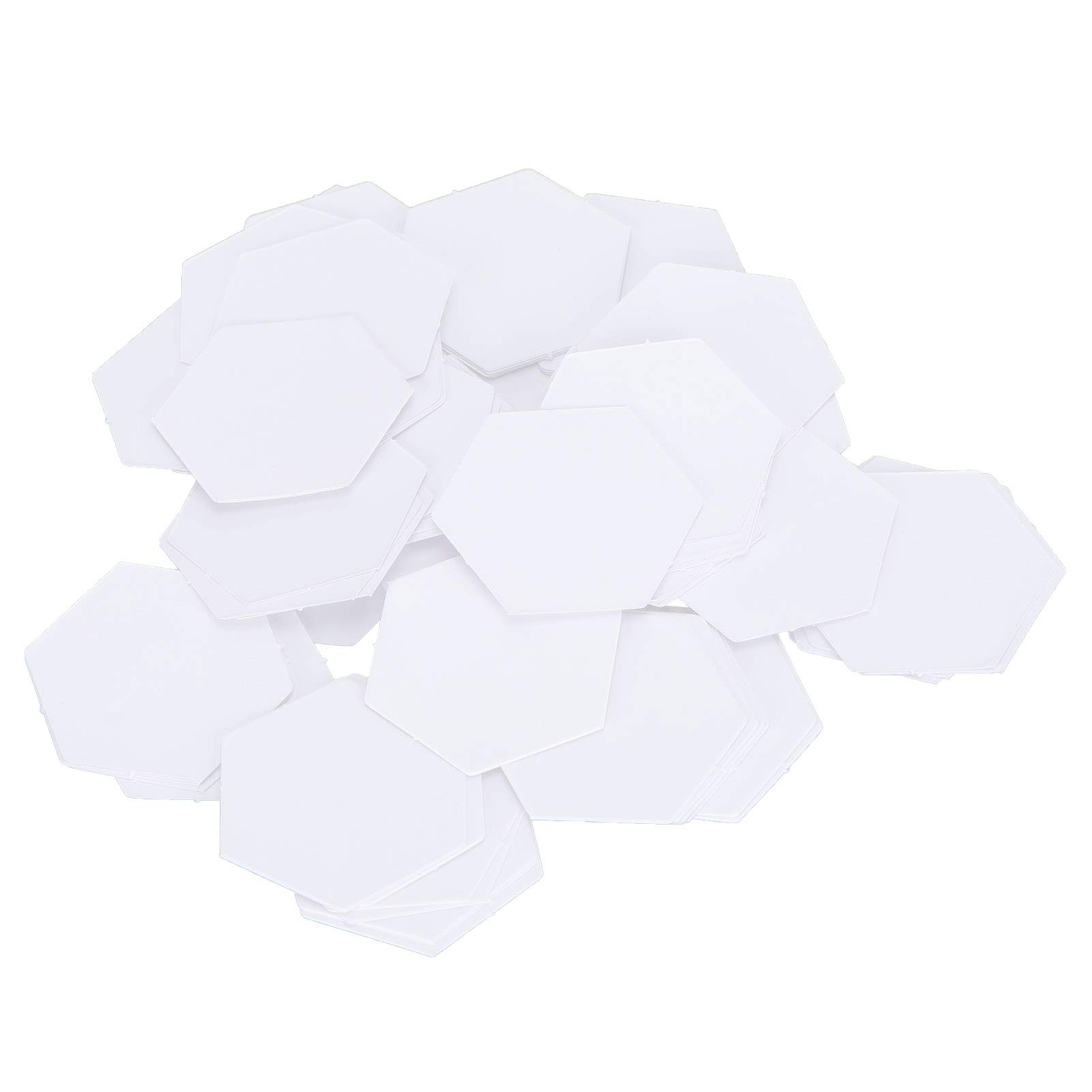 YIBENDE 100Pcs Hexagon Paper Quilting Templates, 16mm English Paper Piecing for Patchwork, DIY Sewing Craft Supplies for Stitching and Splicing Shapes