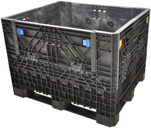 DuraGreen 40" x 48" x 34" Medium-Duty Collapsible Bulk Container (2 Doors)