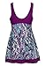 MiYang Women's Plus Size Printing Padded High Waist Swimdress
