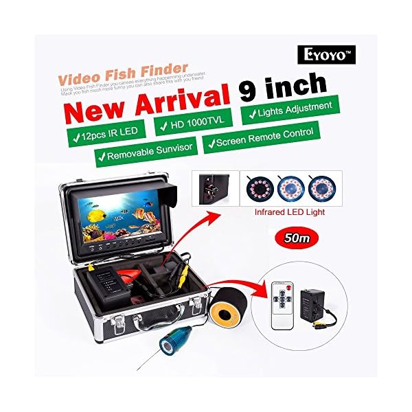 Eyoyo-9-Color-LCD-HD-1000TVL-Waterproof-50m-Cable-4000mah-Rechargeable-Battery-Fish-Finder-Underwater-Ice-Lake-Fishing-Camera-with-LED-AdjustableMonitor-Remote-Control