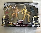 Power Rangers Movie Then and Now Yellow Ranger Action Figure Set 5 Inches