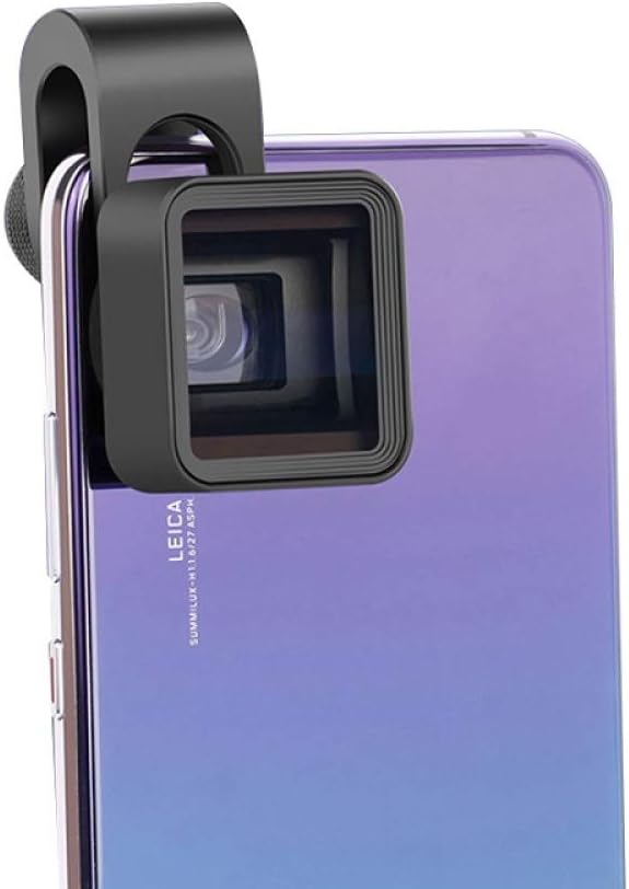 Fayella 1.33X Anamorphic Lens Deformation Filmmaking Mobile Phone Lens Widescreen Movie Wide-Angle Camera Lens for iPhone Samsung Phones,For iPhone XS X