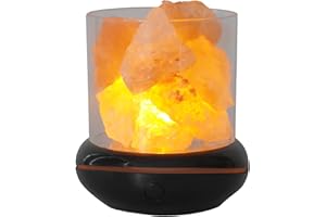 Crystal Salt Stone Night 7 Colors LED Lamp Portable USB Essential Oil Diffuser for Car Home Office Bedroom Desktop Decoration