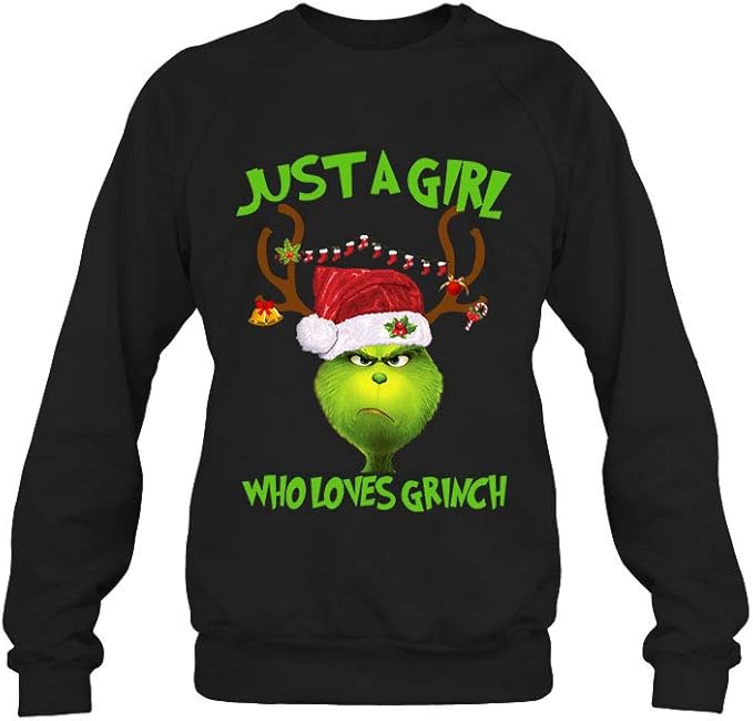 Ugly Grinch Christmas Sweater Best Grinch for Womens