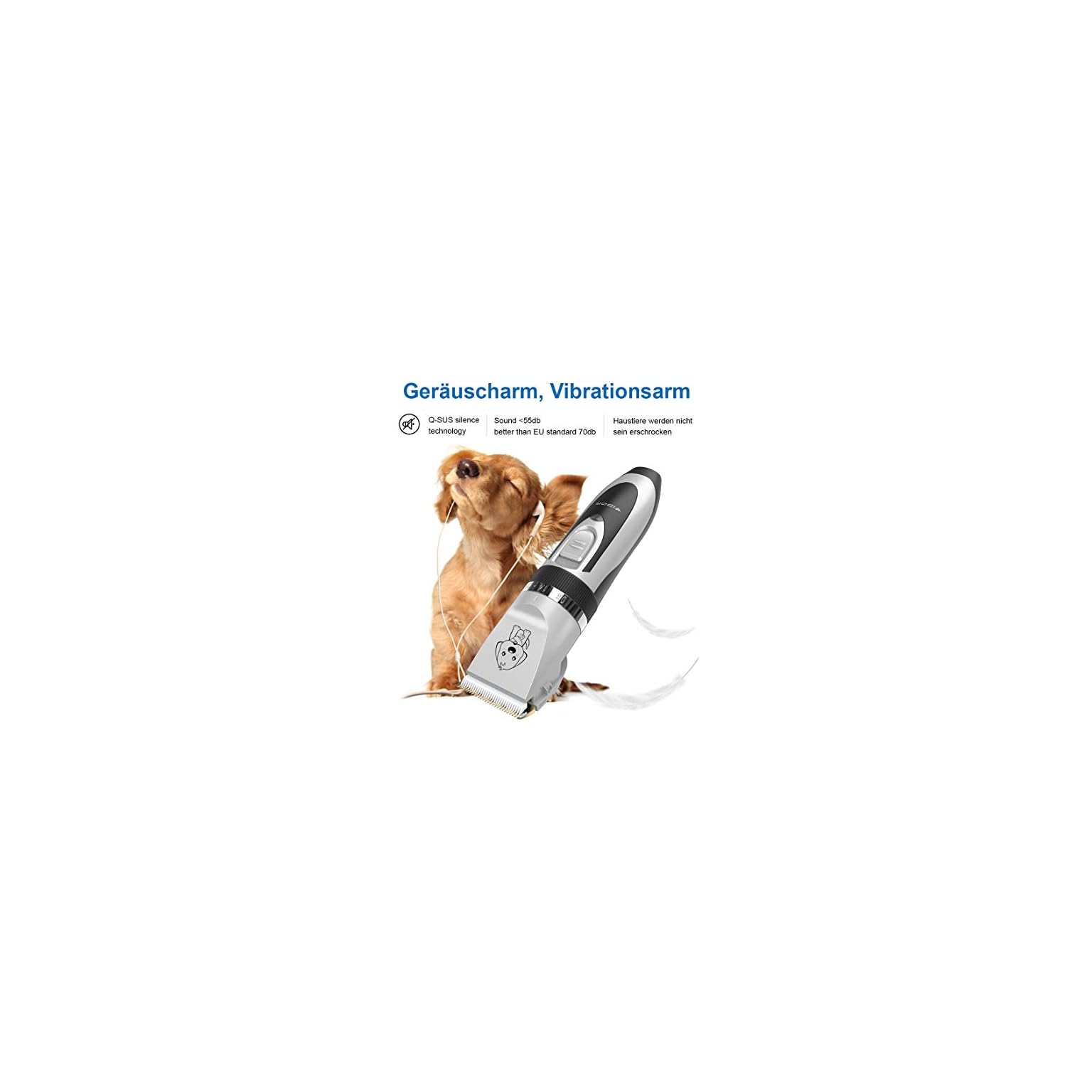YiLFo Hundeschermaschine Schermaschine Hund, Tierhaarschneidemaschine