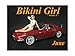 American Diorama June Bikini Calendar Girl Figurine for 1/18 Scale Models