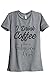 Thread Tank Drink Coffee Gilmore Girls Women's Fashion Relaxed T-Shirt Tee Heather Grey Medium