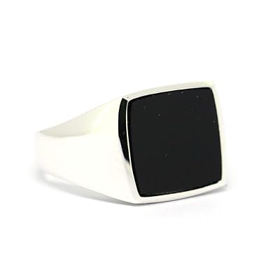 Buy Lifufinejewels Mens 925 Sterling Silver Black Onyx Signet Ring Online In Kuwait B07hn352rc
