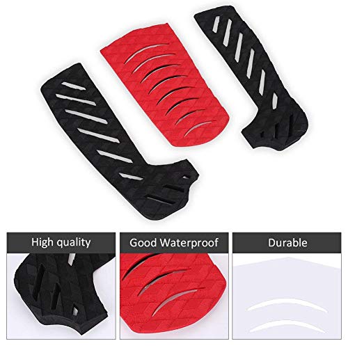 Wolfgo Surfboard Traction Pad-1 Set EVA Anti-Slip Surfboard Traction Pads Tail Pad Surfing Sports Accessories