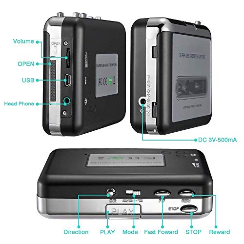 2 Bon+Venu+Cassette+Player+Compatible