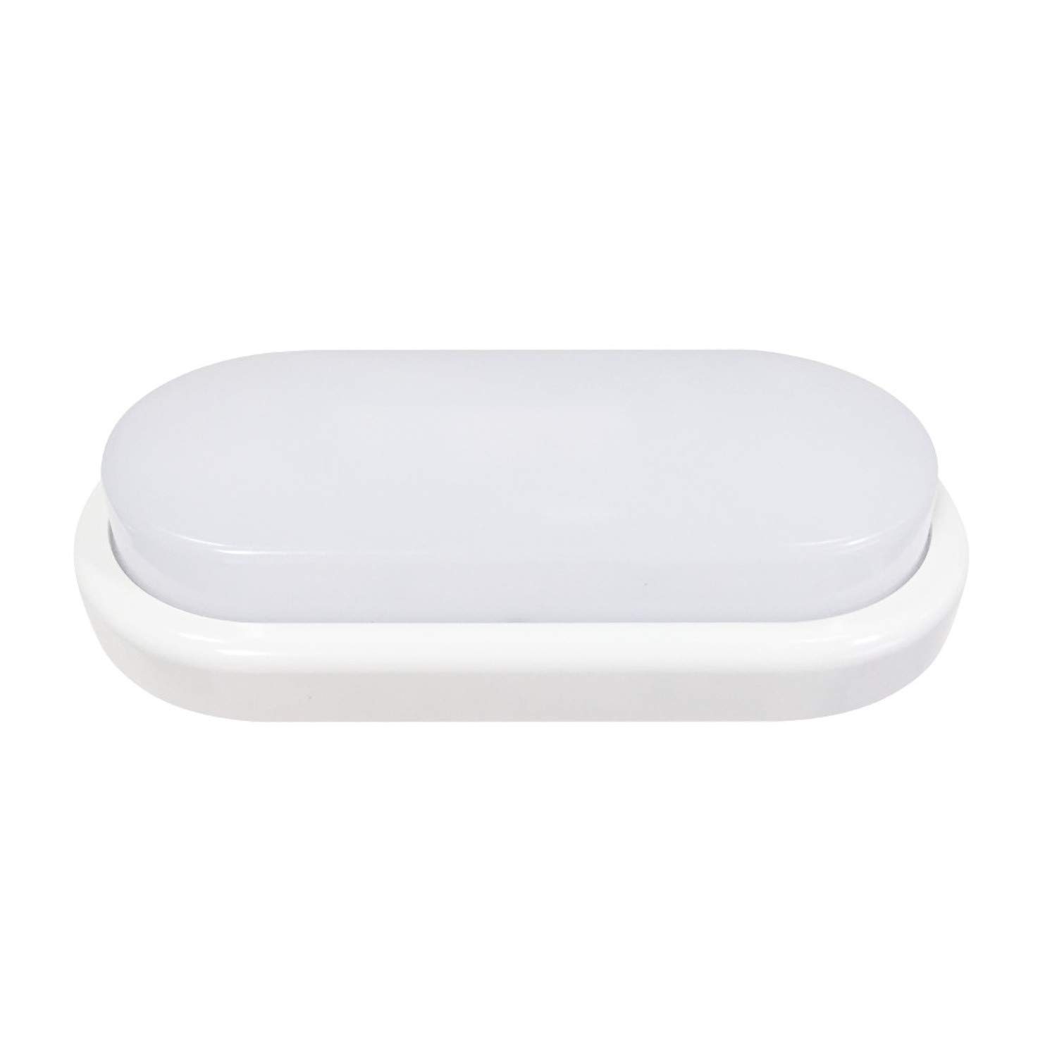 SIGMALED LIGHTING LED Ceiling Light IP54 18W (=110W) LED Ceiling Light or Oval wall Warm Natural Light 3000K, 1400 lumens. Indoor or Outdoor Lighting. Energy Efficiency Class A+