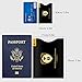 Gritin RFID Blocking Sleeves, Premium Identity Theft Credit Card Protector Sleeve Set (14 Credit Card Holders & 4 Passport Protectors)
