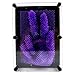 Adorox Plastic Pin Art Board Novelty Toy Fun Kids Multiple Colors Sizes (4 X 5 Inches, Purple)